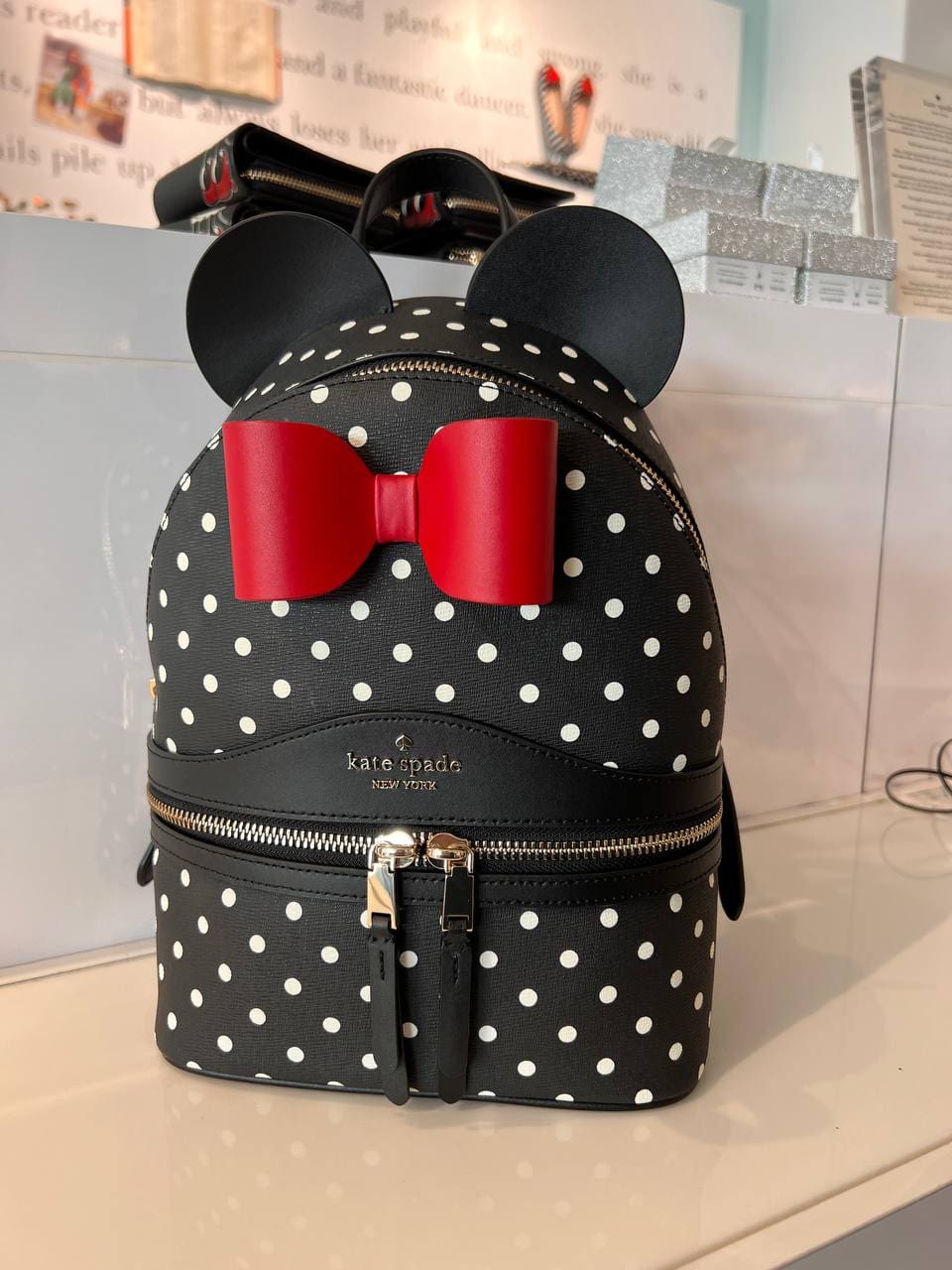 Pre Order Kate Spade X Disney New York Minnie Dome Backpack Umomasshop