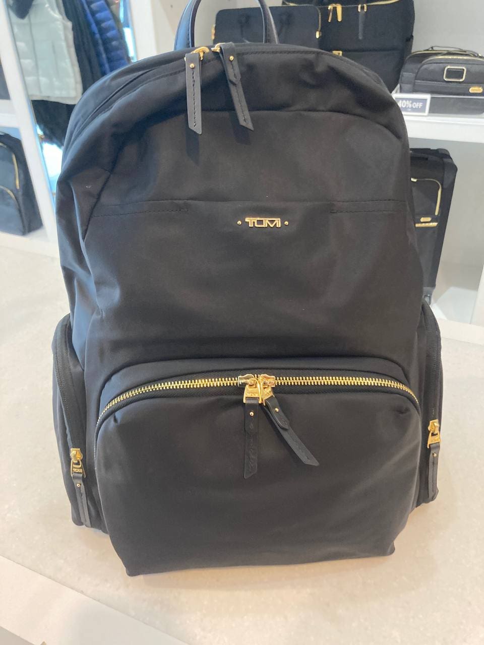 (PRE Order) TUMI Meggie Backpack – Gold Hardware – uMoMasShop