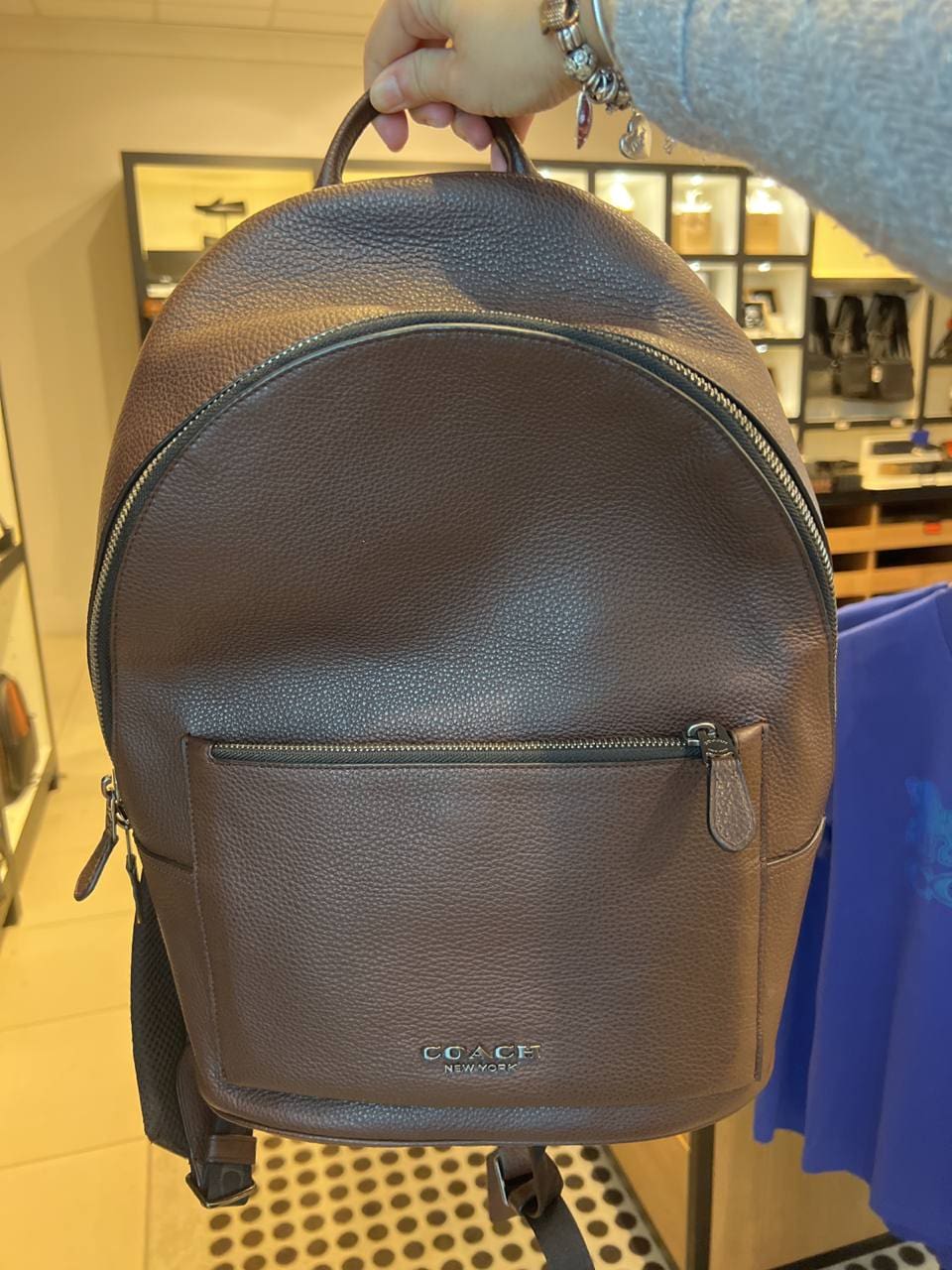 Metropolitan soft best sale backpack coach