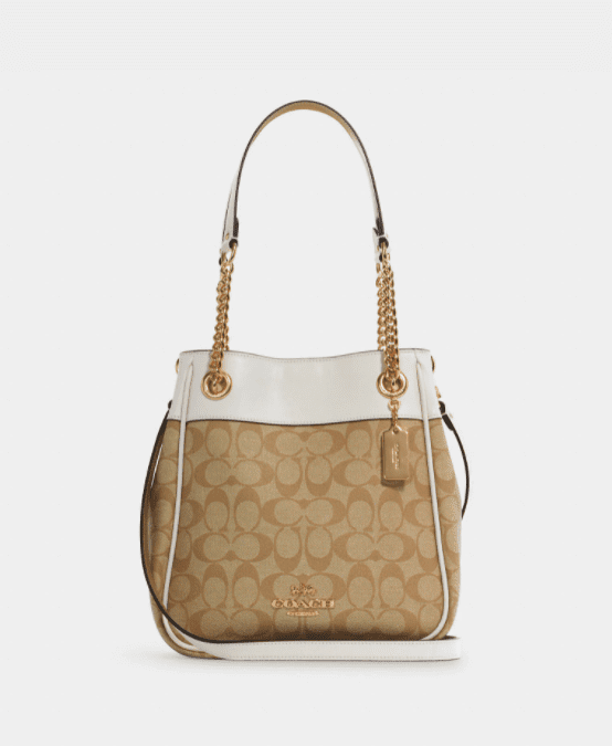 (PRE Order) COACH Cammie Chain Bucket Bag In Signature Canvas – uMoMasShop