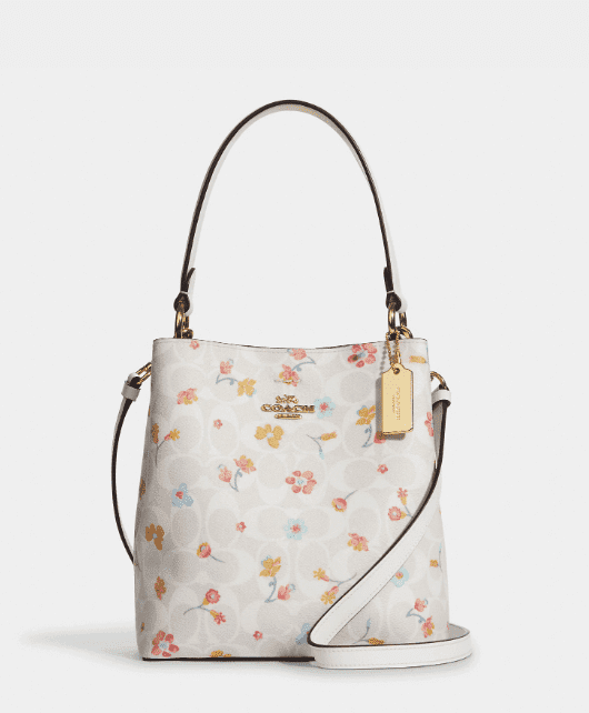 uMoMasShop (US Readystock) Coach Small Town Bucket In Signature Canvas ...