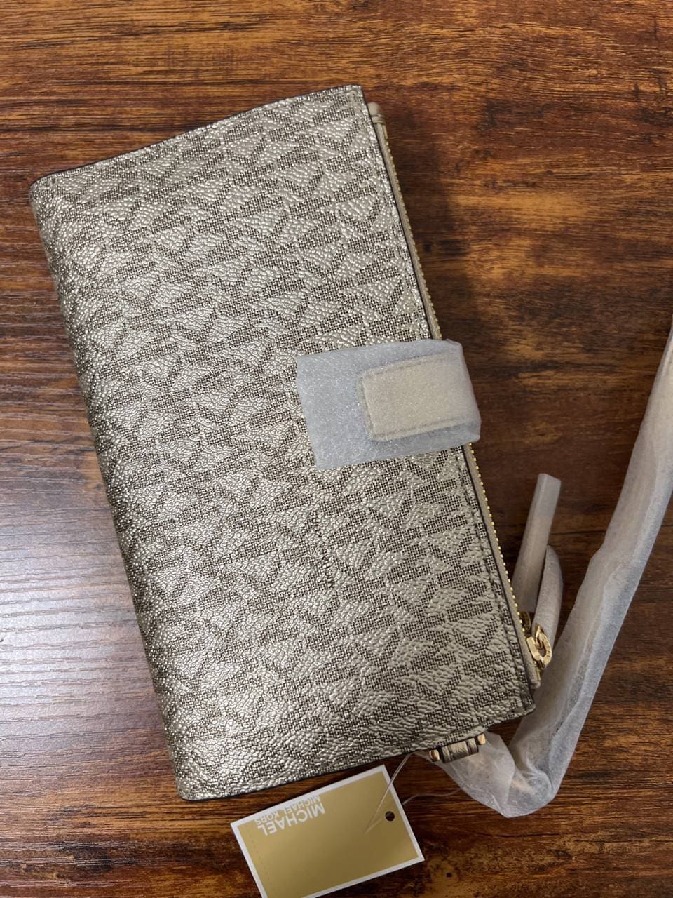 (US Readystock) MICHAEL KORS Jet Set Travel Double Zip Wristlet