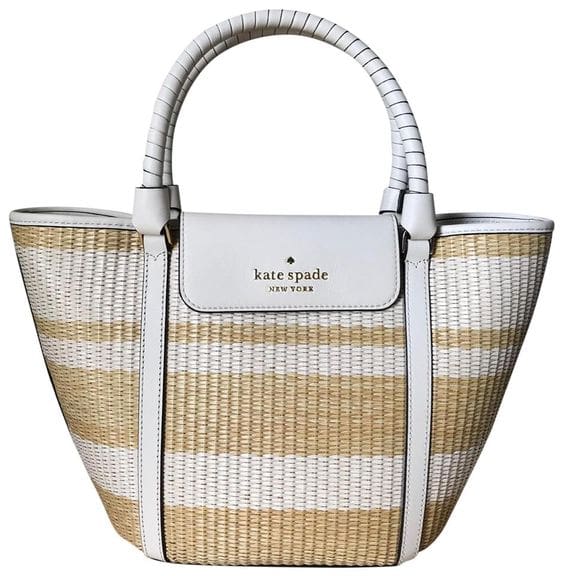 (PREORDER) KATE SPADE Straw Medium Tote