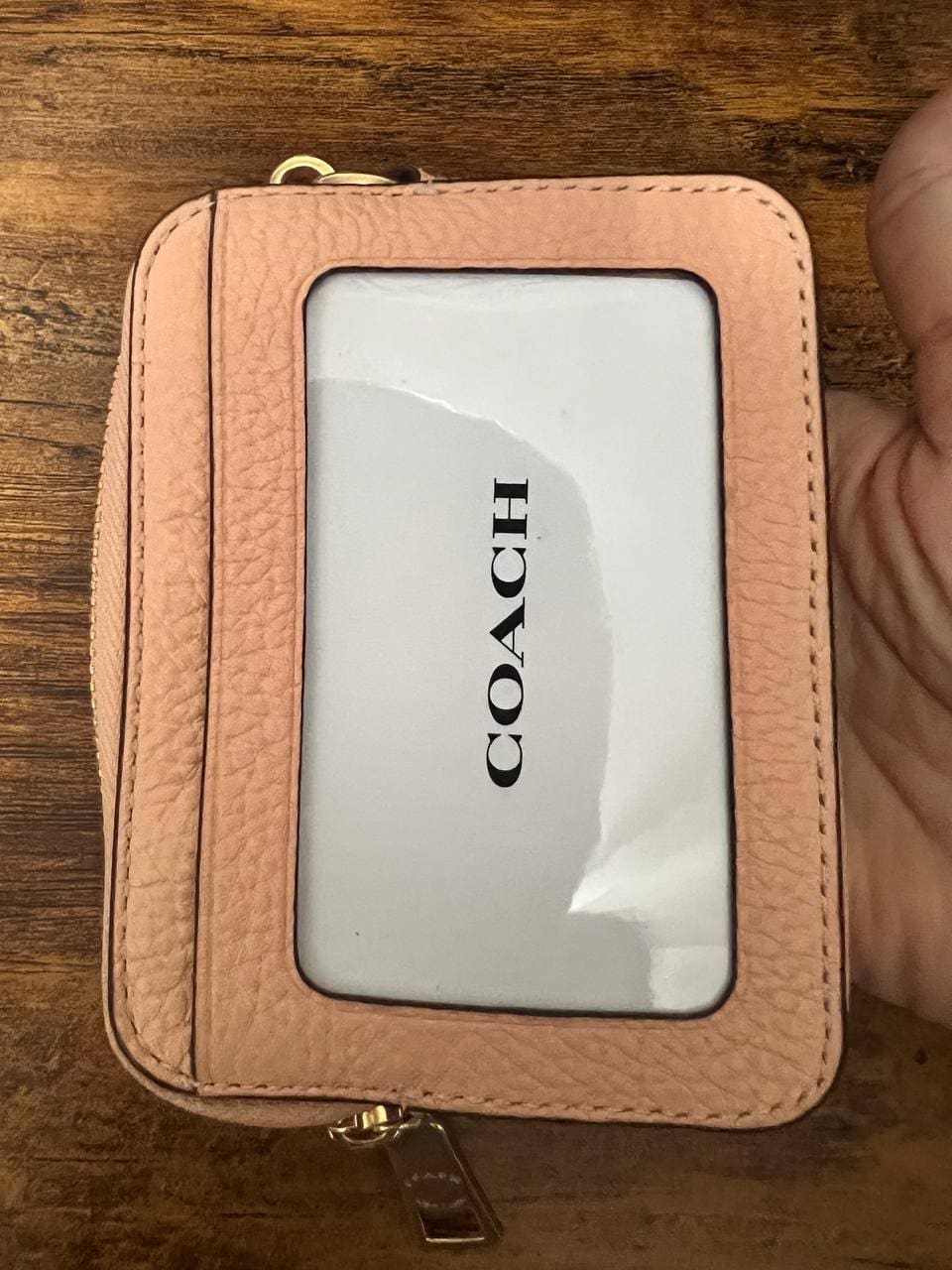 (US Readystock) COACH Zip Card Case