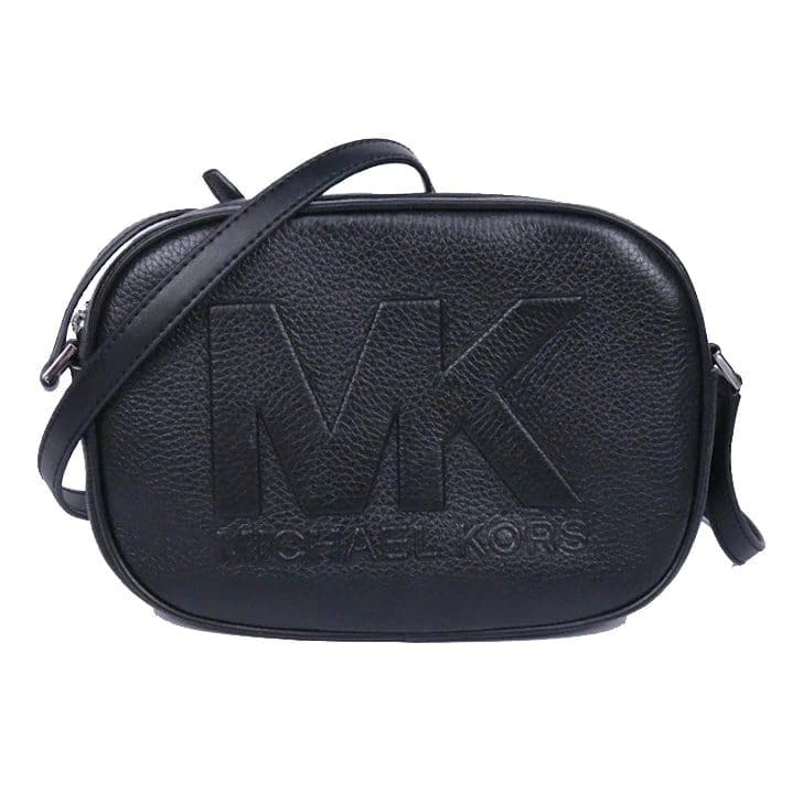 MICHAEL KORS Jet Set Travel Medium Logo Crossbody Bag (black