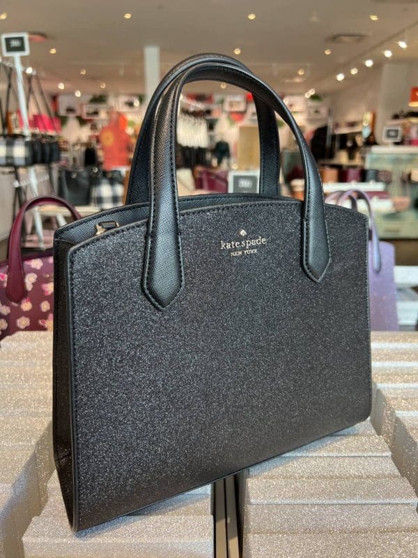 (PREORDER) KATE SPADE Tinsel Glitter Fabric Satchel Crossbody Bag