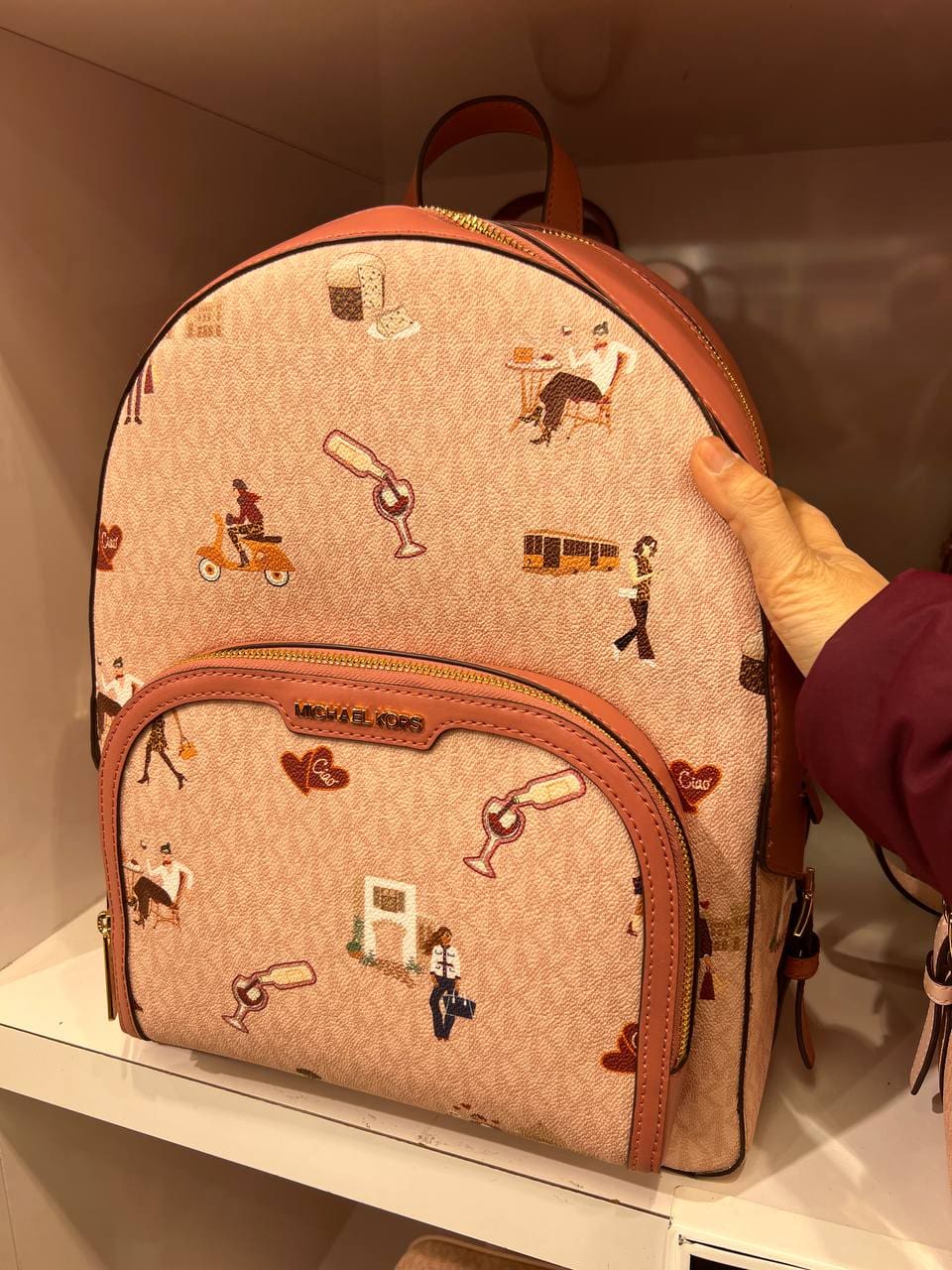Michael Kors Jet Set Girls Jaycee Large Backpack School Bag