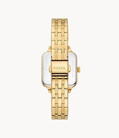 (PRE Order) FOSSIL Colleen Three-Hand Gold-Tone Stainless Steel Watch ...