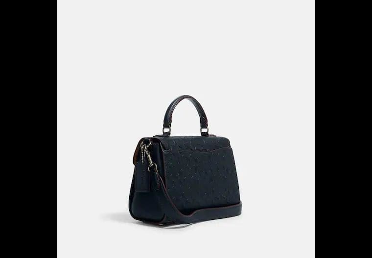 (pre Order) Coach Morgan Top Handle Satchel In Signature Leather 