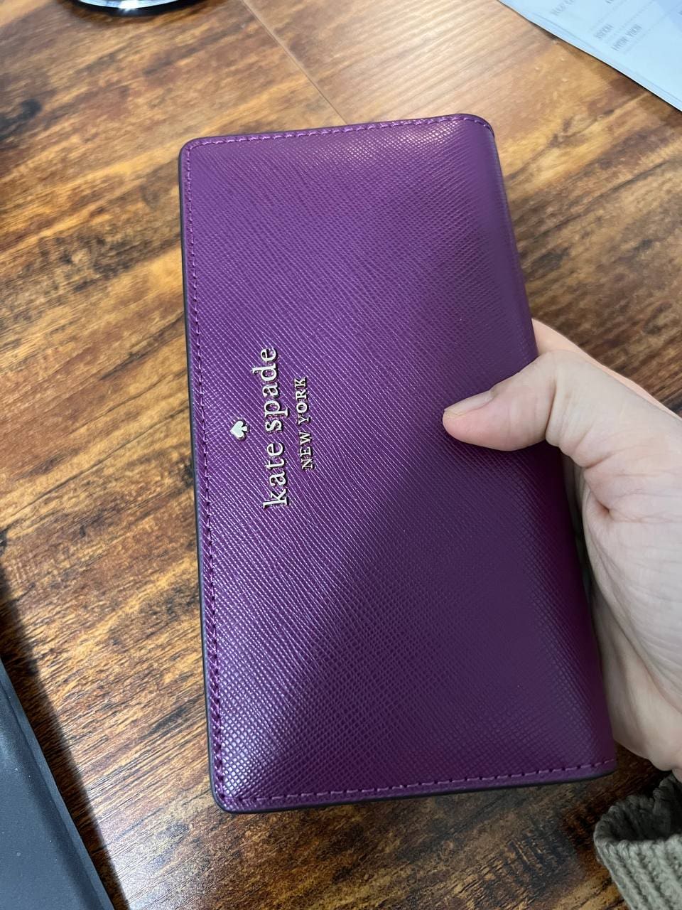 Plum kate on sale spade wallet