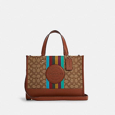 (US Readystock) COACH Dempsey Carryall In Signature Jacquard With ...