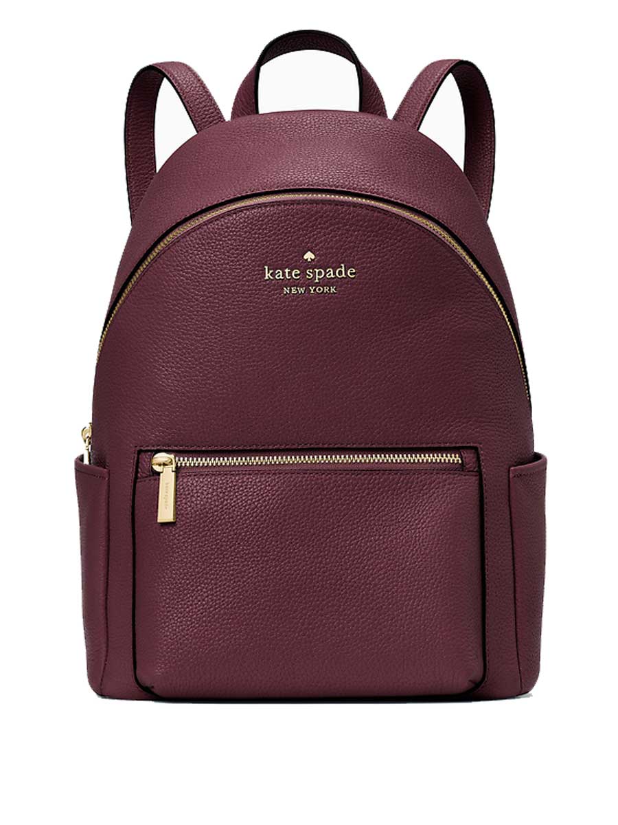 (US Ready Stock) KATE SPADE Leila Pebbled Leather Medium Dome Backpack ...
