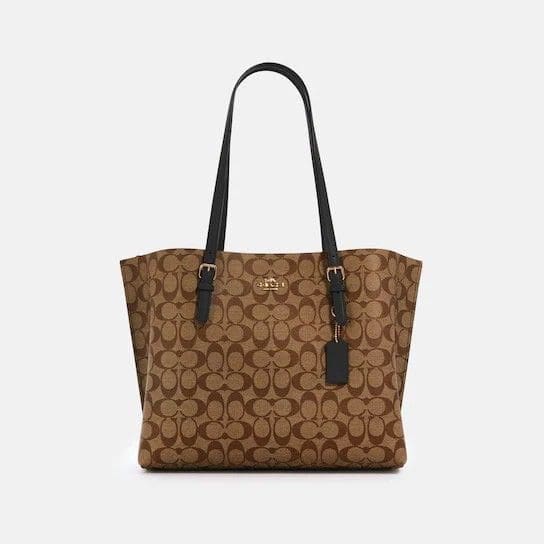 (PRE Order) COACH Mollie Tote In Signature Canvas – uMoMasShop