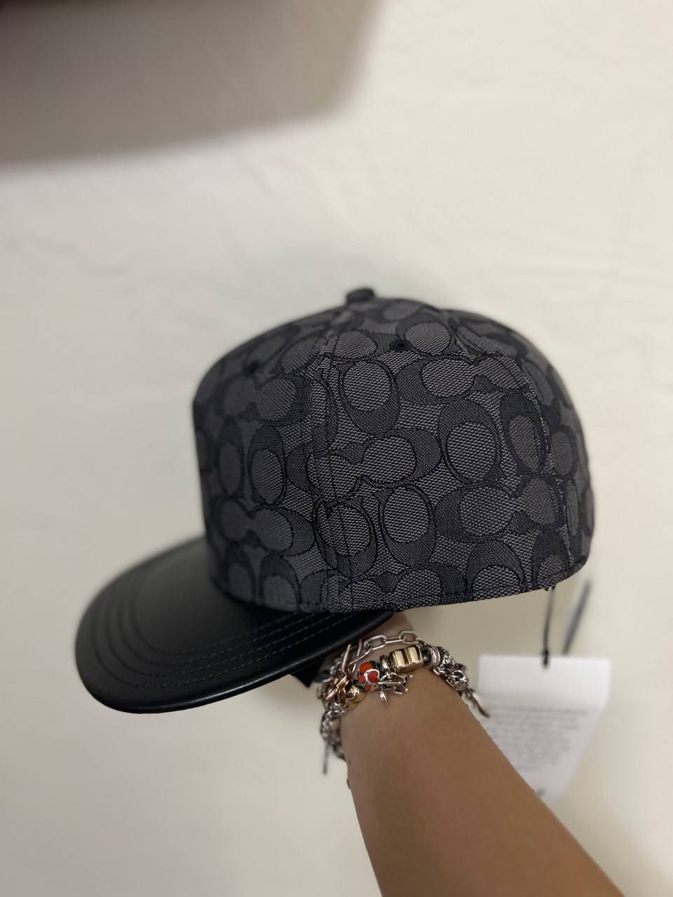 US Readystock) COACH Signature Jacquard Flat Brim Hat – uMoMasShop