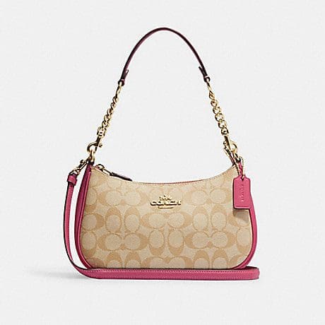 US Readystock) COACH Teri Shoulder Bag In Signature Canvas – uMoMasShop