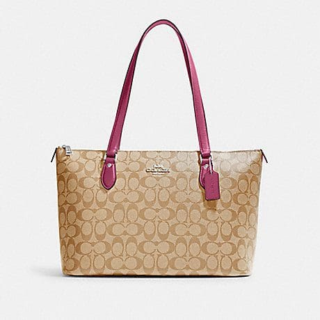 (MY Readystock) COACH Gallery Tote In Signature Canvas – uMoMasShop