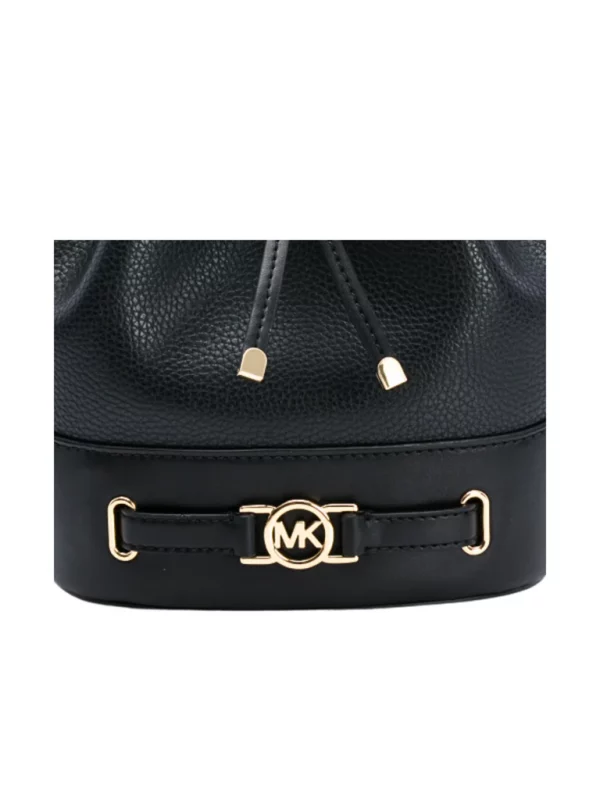 Michael Kors Reed Medium Belted Bucket Messenger Leather Black 3 1024x1024