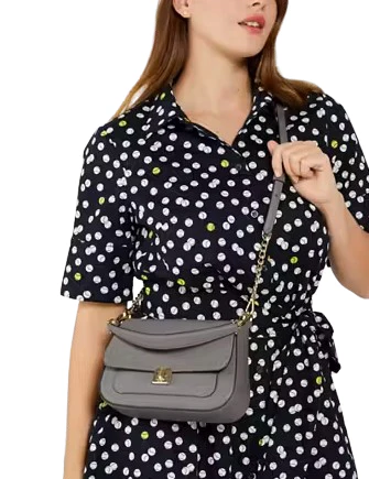 Kate Spade New York Phoebe Small Flap Crossbody Hare Grey 02 Large