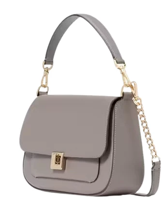 Kate Spade New York Phoebe Small Flap Crossbody Hare Grey 03 Large