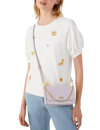 Kate Spade New York Madison Willow Mini Flap Crossbody Pastel Lavender 03 Large