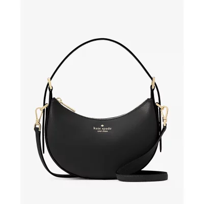 Katespademadisonsaffianoleathercrescentshoulderbaginblack Kk949 1large
