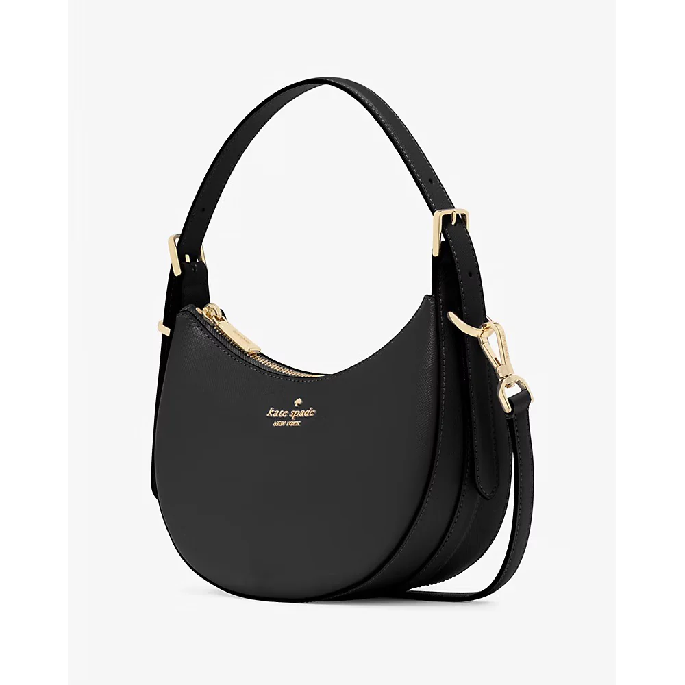 Katespademadisonsaffianoleathercrescentshoulderbaginblack Kk949 4large